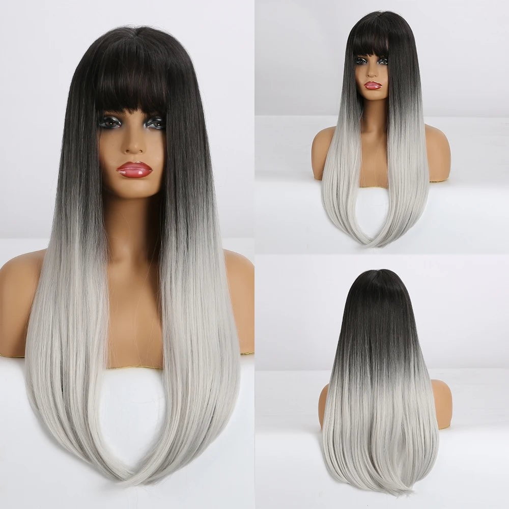 Cap Point Amanda Long Straight Synthetic Wigs
