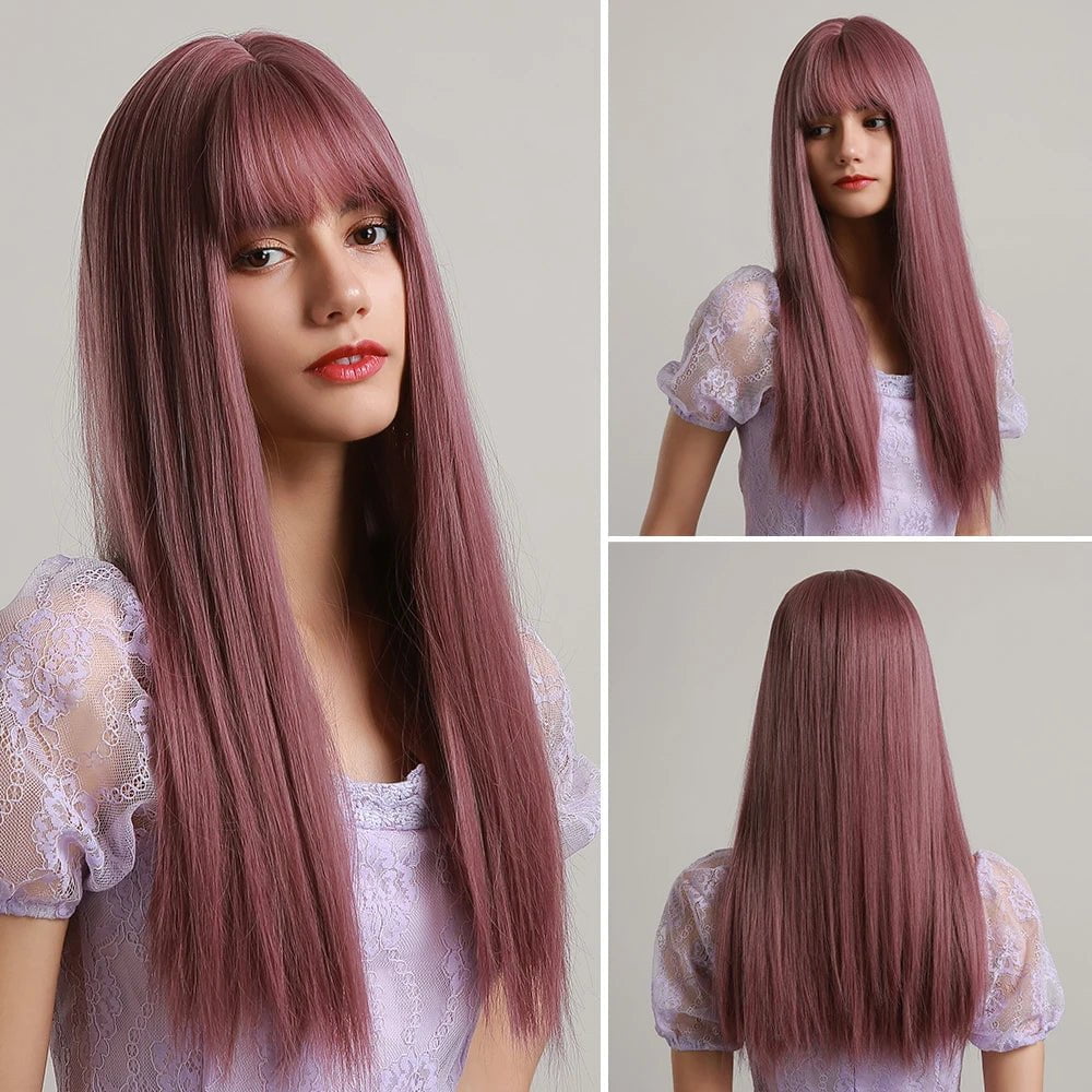 Cap Point Amanda Long Straight Synthetic Wigs