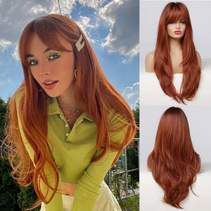 Cap Point Amanda Long Straight Synthetic Wigs
