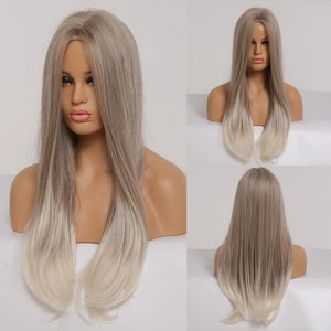 Cap Point Amanda Long Straight Synthetic Wigs