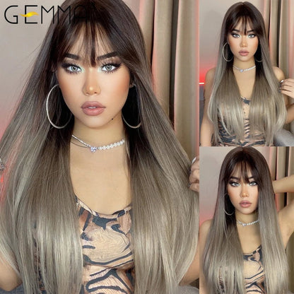 Cap Point Amanda Long Straight Synthetic Wigs