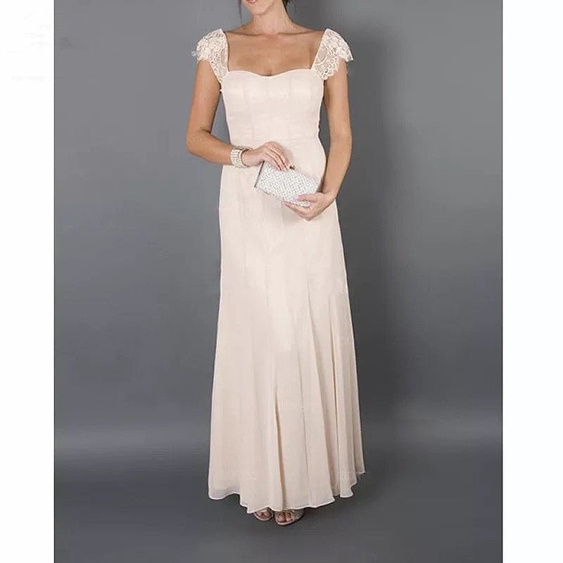 Cap Point Amuli 2 Piece Mother Of The Bride Dress With Ruffle Chiffon Lace Jacket