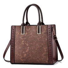Load image into Gallery viewer, Cap Point Auburn / 33x14x28cm Denise High Quality Leather Trunk Shoulder Tote Bag
