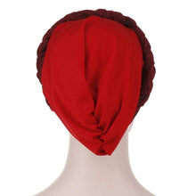 Load image into Gallery viewer, Cap Point Barbara Silky Bright Wire Braided Turban
