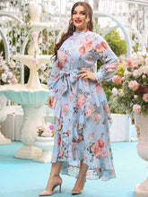 Load image into Gallery viewer, Cap Point Becky Chic Elegant Floral Oversized Long Evening Party Maxi Dress
