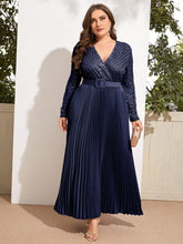 Load image into Gallery viewer, Cap Point Becky Luxury Chic Elegant Large Long Oversized Evening Party Prom Maxi Dress
