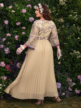 Charger l&#39;image dans la galerie, Cap Point Becky Luxury Designer Elegant Women Plus Size Large Maxi Dress
