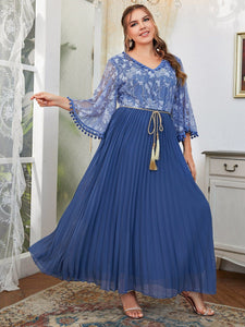 Cap Point Becky Luxury Designer Elegant Women Plus Size Large Maxi Dress