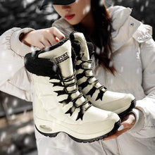 Load image into Gallery viewer, Cap Point Beige / 5.5 Women Quality Waterproof  Comfortable Winter Keep Warm Boots
