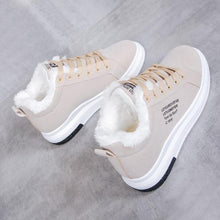 Load image into Gallery viewer, Cap Point Beige / 5 Women&#39;s Warm Fur Plush Fashion Winter Sneakers Boots
