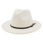 Cap Point Beige Classic British Fedora Men Women Woolen Winter Felt Jazz Hat
