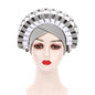 Cap Point Beige / One Size Celia Adjustable Space Layer Turban Hat