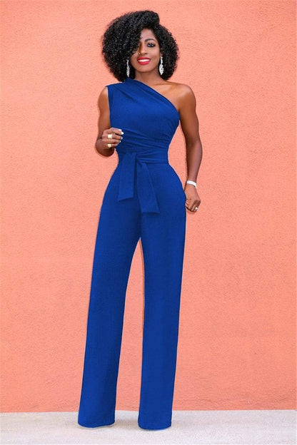 Cap Point Belinda One Shoulder Rompers