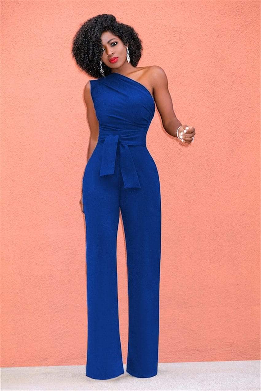 Cap Point Belinda One Shoulder Rompers