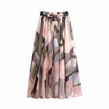 Load image into Gallery viewer, Cap Point Belline Chiffon Floral Bohemian High Waist Maxi Skirt
