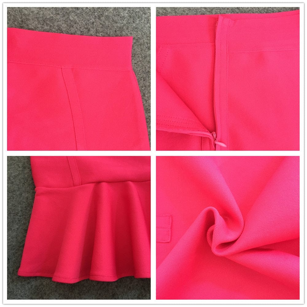 Cap Point Belline Mermaid Pleated High Waist Party Club Vintage Skirt