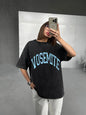 Cap Point Black 1 / XXL Aimee Vintage Cotton Streetwear T-shirt