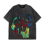 Cap Point Black 12 / M Aimee Vintage Cotton Streetwear T-shirt