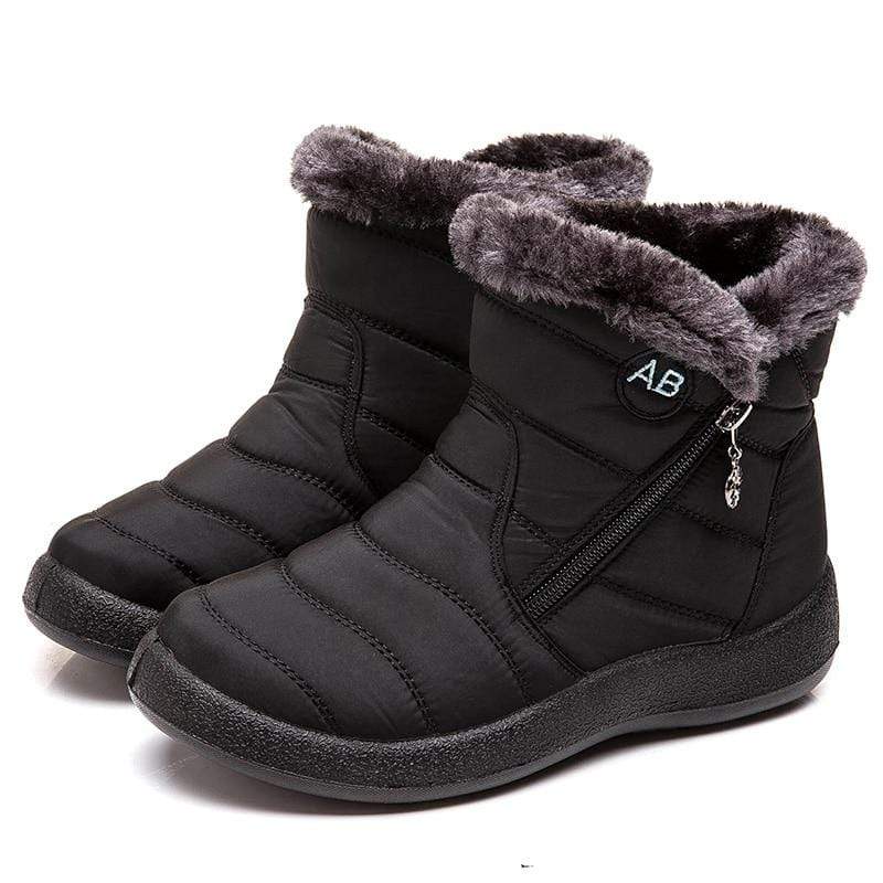 Cap Point Black 2 / 5 Women Waterproof Snow Boots
