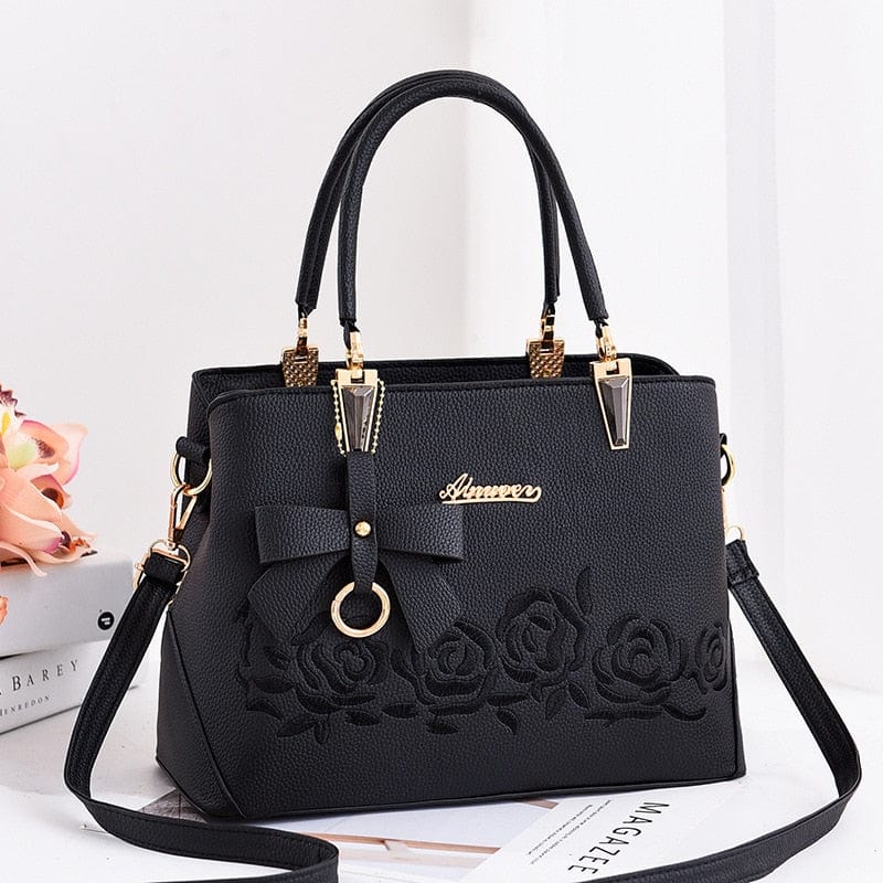 Cap Point black / 30cm Gertrude Luxury Designer Messenger Shoulder Handbag