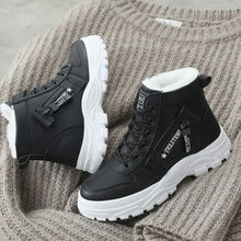Load image into Gallery viewer, Cap Point black / 4.5 Gladys Lace Up Waterproof Snow Ankle Boots

