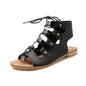 Cap Point black / 4 Roman Beach Croee Tied Women Sandals