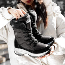 Load image into Gallery viewer, Cap Point Black / 5.5 Women Quality Waterproof  Comfortable Winter Keep Warm Boots
