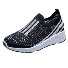 Load image into Gallery viewer, Cap Point Black / 5 Non-slip Soft Bottom casual flat sneakers
