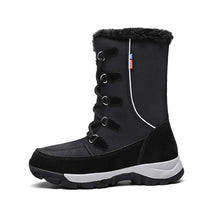 Load image into Gallery viewer, Cap Point black / 5 Waterproof ankle boots with thick fur for women
