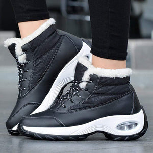 Cap Point Black / 5 Winter Women's Vulcanize  Breathable Casual Running Sneakers