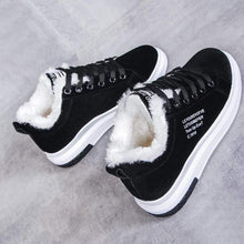 Load image into Gallery viewer, Cap Point Black / 5 Women&#39;s Warm Fur Plush Fashion Winter Sneakers Boots

