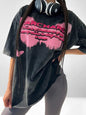 Cap Point Black 5 / XXL Aimee Vintage Cotton Streetwear T-shirt