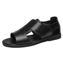 Load image into Gallery viewer, Cap Point Black / 6.5 Mens Breathable Beach Sandals

