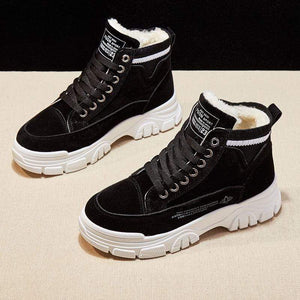 Cap Point black / 6 Ladies Casual Platform Snow Boots  Fashion Sneakers