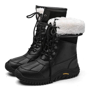 Cap Point Black / 6 New Women Winter Mid-Calf Warm Snow Boots