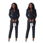 Cap Point Black / 8 Angelique Women's Ankle 2-Piece Pantsuit
