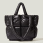 Cap Point Black Allegra Fashion Large Tote Padded Designer Handbag