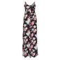 Cap Point Black Blue / S Melania Loose Boho Spaghetti Strap Sleeveless Maxi Dress