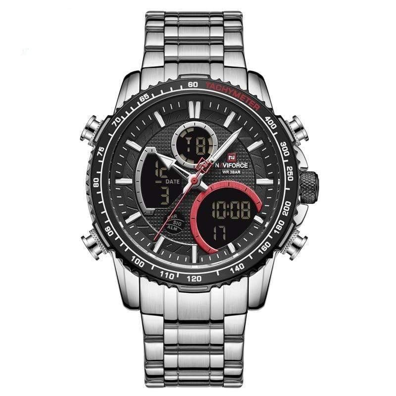 Cap Point Black Blue Steel Men Watch