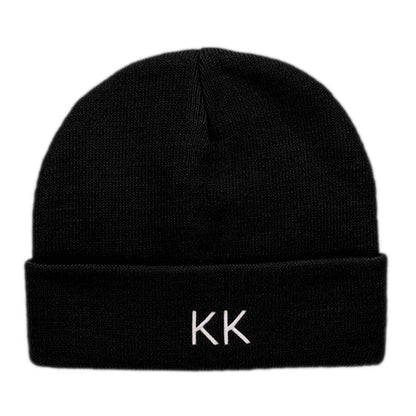 Cap Point Black Davis Embroidered Warm Winter Hat