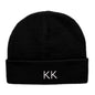 Cap Point Black Davis Embroidered Warm Winter Hat