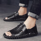 Cap Point Black G69 / 6.5 Mens Beach Lace-up Open Toe Shoes Highten Soft Sandals