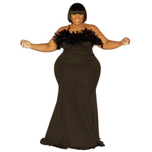 Load image into Gallery viewer, Cap Point Black / L Joelle Plus Size Party Club Evening Elegant Bodycon Dress
