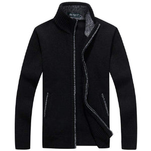 Cap Point black / M Men's Knitted Sweater Coat