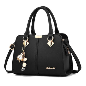 Cap Point black / One size Denise Designer Luxury Ladies Handbag Purse Shoulder Tote Bag