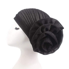 Load image into Gallery viewer, Cap Point black / One size fits all Glitter Elegant Head Scarf Headband
