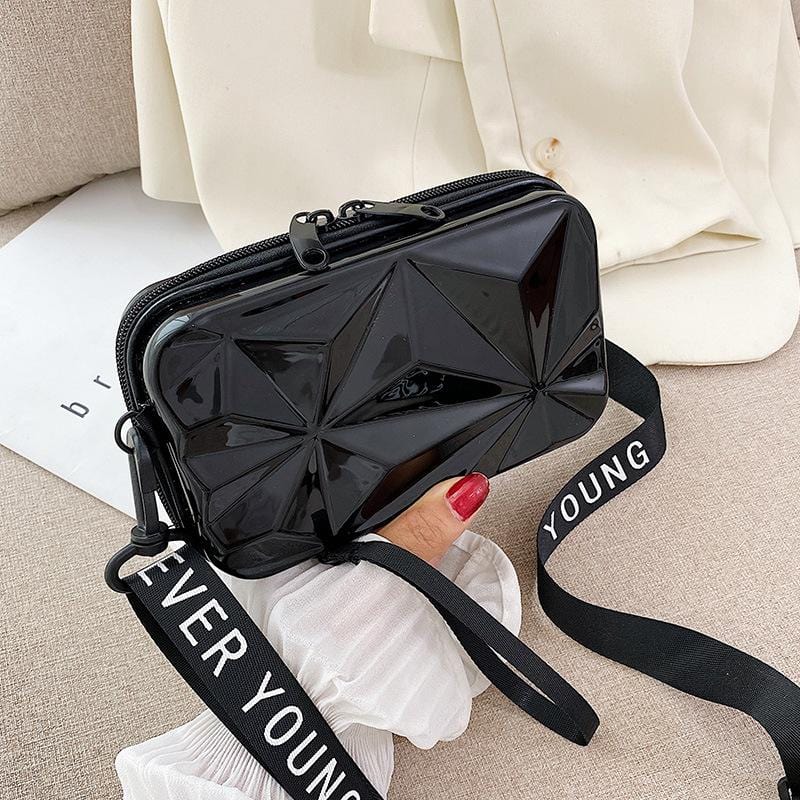 Cap Point black / One size Luxury New Suitcase Shape  Fashion Mini Bag