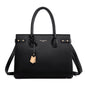 Cap Point Black / One size New Luxury Leather HandbBag