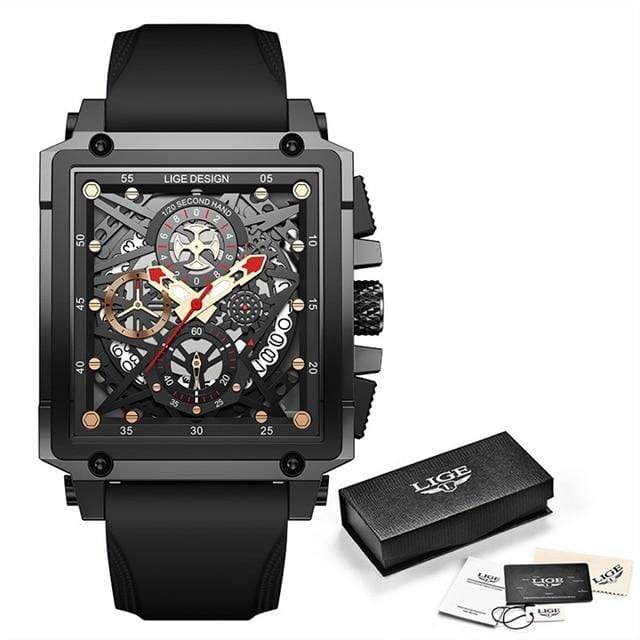 Cap Point Black / One size Red Flame Montre Homme