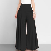 Load image into Gallery viewer, Cap Point black / S Carmen Elegant High Waist Wide Leg Vintage Flare Trousers
